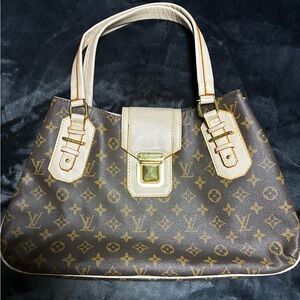 LV Elegant Brown Designer Tote Bag
